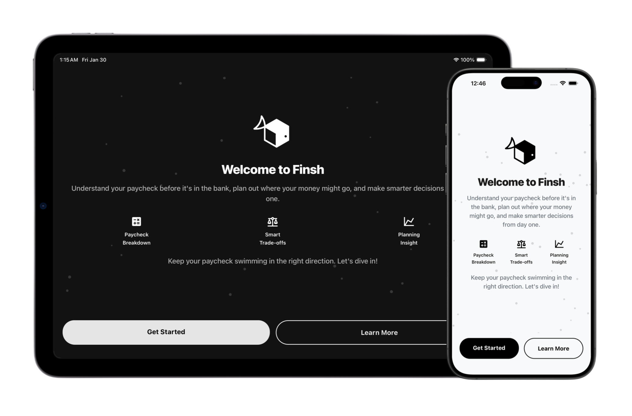 Finsh iOS App Preview